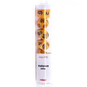 Rebel RPG Dice Set — Matte Yellow