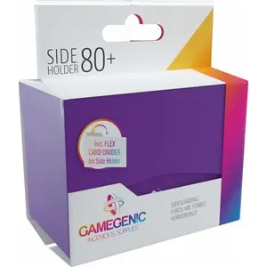 Card Sleeve Side Holder 80+ Purple — Gamegenic (model 114737)