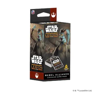 Kāršu komplekts Atomic Mass Games Star Wars: Legion — Rebel Alliance Command Card Pack, krāsains, 118×67×50 mm