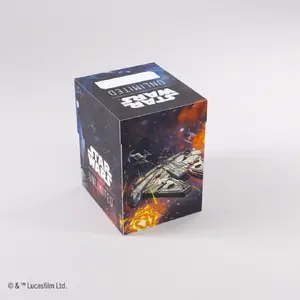 Card Game Accessory Gamegenic Soft Crate for Star Wars Unlimited — Han Solo / Millennium Falcon