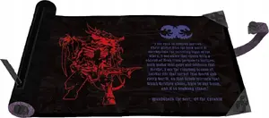 Аксессуар Ultra‑Pro Dice Scroll Tyranid Премиум фольга — Warhammer 40,000