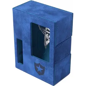 Card Storage Box Ultra-Pro Deck Tome Guardian Blue for Trading Card Games