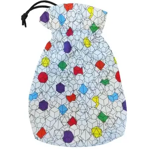 Foam Bone Dice Pouch Q-Workshop Full Art Dice: Origin, soft protective dice bag