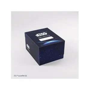 Gamegenic Twin Suns Soft Crate для Star Wars Unlimited — органайзер для карт, синий оборот