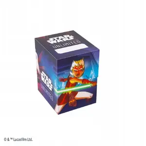 Card Game Accessory Case Gamegenic Soft Crate for Star Wars Unlimited – Ahsoka Tano / General Grievous