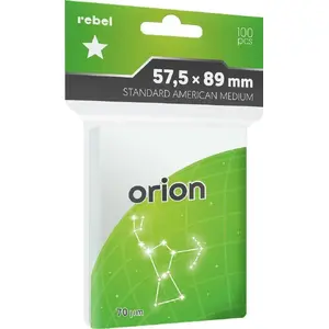 Card Sleeves Rebel Medium premium for board game cards 57.5 x 89 mm