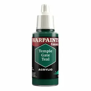 Akrila krāsa Army Painter Warpaints Fanatic Temple Gate Teal — zaļa, šķidra, 1 gab.