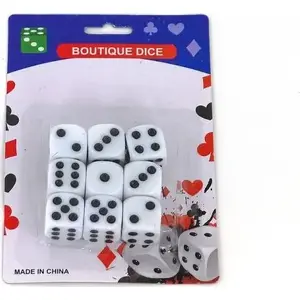 Dice set Adar model 490024 in blister pack — loose gaming dice