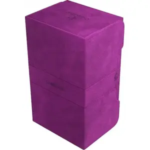 Kārbu kolekcijas kārtīm Gamegenic Stronghold 200+ XL Convertible — violeta, vieta 200+ kārtīm, modulāra