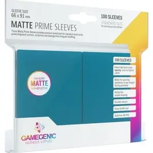 Card Sleeves Rebel Matte Prime CCG 66x91 mm Blue