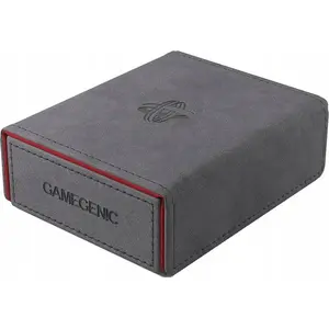 Token Keep storage box Gamegenic Token Keep — Gray/Red, compact organizer for gaming tokens and accessories