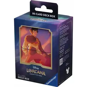 Storage case Ravensburger Disney Lorcana TCG Shimmering Skies — multicolour, holds 65 cards, 80×50×100 mm