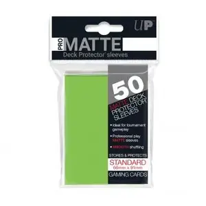 Card sleeve Ultra‑Pro 84190, green, 66 × 91 mm, pack of 50