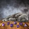 Q-Workshop Purrito 7-piece dice set Photo 2