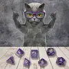 Q-Workshop Purrito 7-piece dice set Photo 3