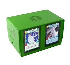 Kārbiņa kārtīm Gamegenic Asmodee Star Wars: Unlimited Double Deck Pod — zaļa, 1 gab.