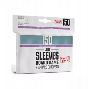 Board Game Sleeves Gamegenic Just Sleeves 62 x 94 mm Clear, pack of 150