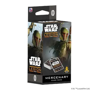 Kāršu komplekts Atomic Mass Games Star Wars: Legion — Mercenary Card Pack (daudzkrāsains, iznākšana 15.08.2025)