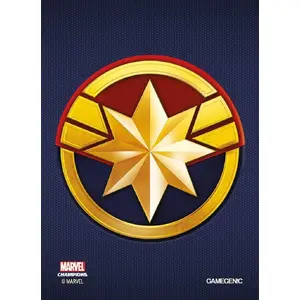 Card Sleeves Gamegenic MARVEL Art Sleeves 66 × 91 mm Captain Marvel (50+1 pcs)