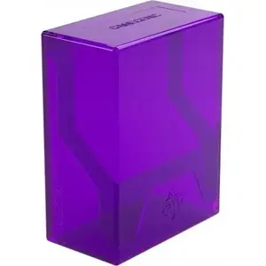 Protective Card Box Gamegenic Bastion 50+ Purple – premium deck storage for 50+ sleeved cards
