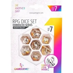 Набор RPG-кубиков Gamegenic Embraced Series — Death Valley (многогранные игровые кубики)