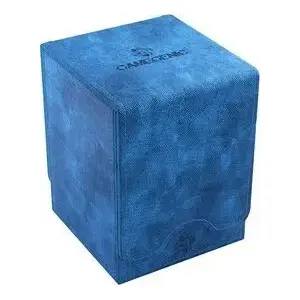 Deck box Gamegenic Squire 100+ XL Convertible — Blue, holds 100+ sleeved cards, convertible organizer