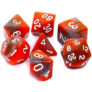 Dice set Rebel REBEL RPG two-color orange-gray (MPN 106472)