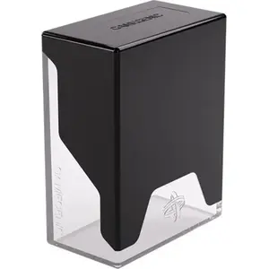 Card storage box Gamegenic Bastion 50+ — Black/Clear