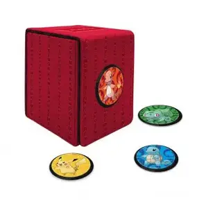 Deck box Ultra‑Pro 2115850, red, set of 4 — storage case for trading cards