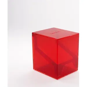 Deck box Gamegenic Bastion 100+ XL Red — card storage for 100+ standard-size cards with accessories