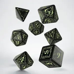 Dice set Q-Workshop SELV19 plastic game dice, adult & child, 60 g