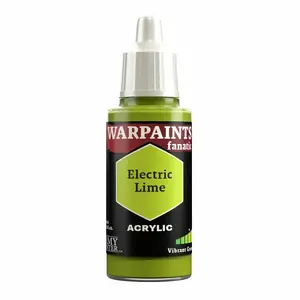Akrila krāsa Army Painter Warpaints Fanatic Electric Lime — zaļa, šķidra, 1 gab.
