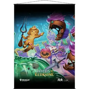 Wall Scroll, Ultra‑Pro Magic: The Gathering — Wilds of Eldraine — Food Fight art print