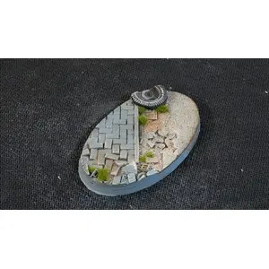 Bases Oval - Urban Warfare 75 mm (3 pcs) model bases for miniatures, Gamers Grass