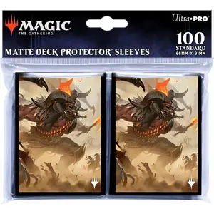 Card Sleeves Ultra‑Pro Outlaws of Thunder Junction — Rakdos, the Muscle (100) clear sleeves
