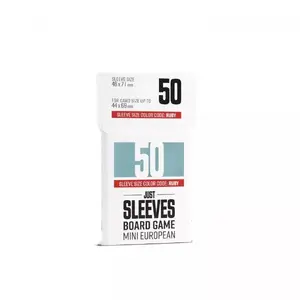 Board Game Sleeves Gamegenic Just Sleeves 46 x 71 mm, pack of 50, clear