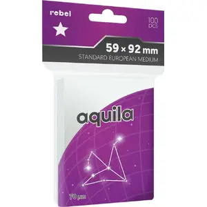 Card Sleeves Rebel Medium premium for tabletop game cards 59×92 mm (pack)