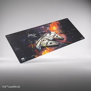Playmat Ultra‑Pro Xtra‑Wide Game Mat for Star Wars Unlimited — Millennium Falcon