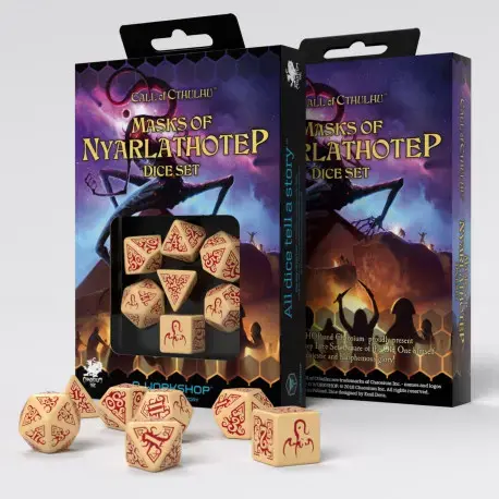 Q-Workshop SCTX1N plastic dice set Photo 2