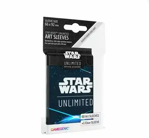 Deck box Gamegenic Asmodee Star Wars: Unlimited Art Sleeves - Space Blue, 61 pieces