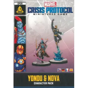 Tēlu komplekts galda spēlei Atomic Mass Games Marvel: Crisis Protocol — Nova un Yondu
