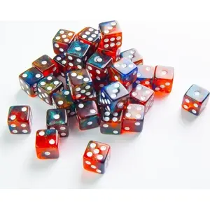 Набор кубиков Gamegenic Galaxy Series D6 12 мм Mars от Gamegenic