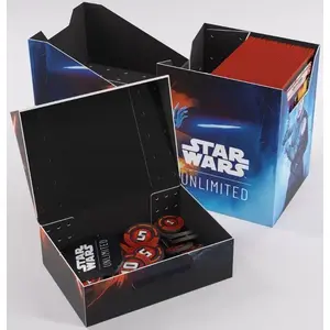 Gamegenic Soft Crate for Star Wars Unlimited — Rey/Kylo Ren artwork, protective storage box