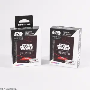Card sleeves Gamegenic Star Wars Unlimited Premium Art Sleeves — Card Back Red