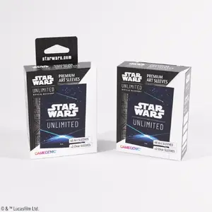 Card Sleeves Gamegenic Star Wars Unlimited Premium Art Sleeves — Back Design Blue