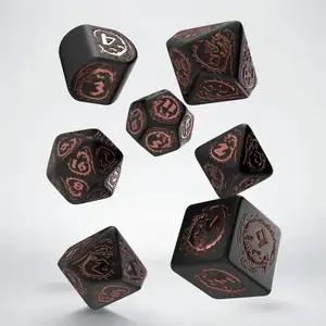 Dice game Q-Workshop RDRA3X — plastic tabletop dice set, for adults and children