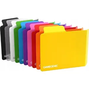 Card Dividers Gamegenic Sideloading Flex - Multicolor, pack with flexible tabbed dividers