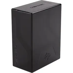 Card storage box Gamegenic Bastion 50+ Black — holds 50+ sleeved cards, deck box