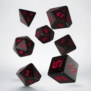 Dice set Q-Workshop SCPU06 plastic game dice, weight 60 g, for adults and children