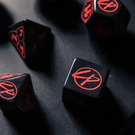 Q-Workshop SCPU06 plastic game dice set Photo 5